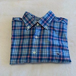 Vineyard Vines Plaid Performance Button Down Shirt - Large